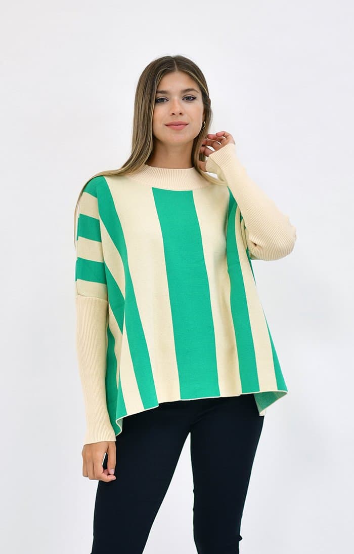 Poncho rayado